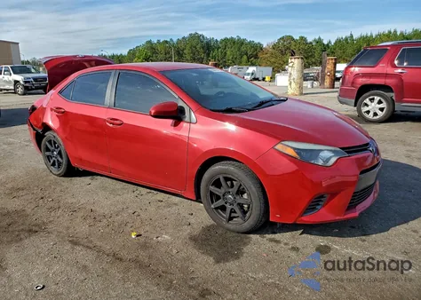 2016 Toyota Corolla L из США, поврежденный, VIN 2T1BURHE0GC533080